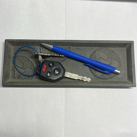 Other - Embossed Black Rectangular Tray